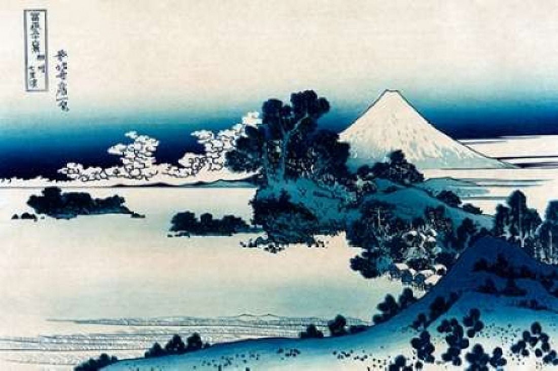 Schichiri Beach in Sagami Province 1830 Canvas Art - Hokusai (24 x 36)