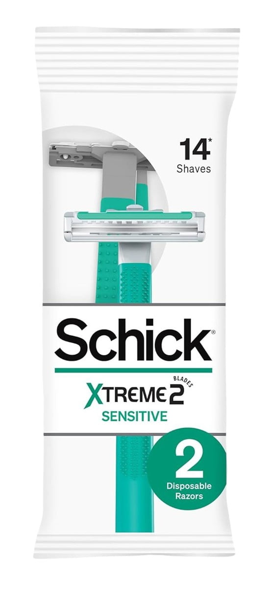 Schick 9315268 ST2 Disposable Double Blade Razors - Pack of 2