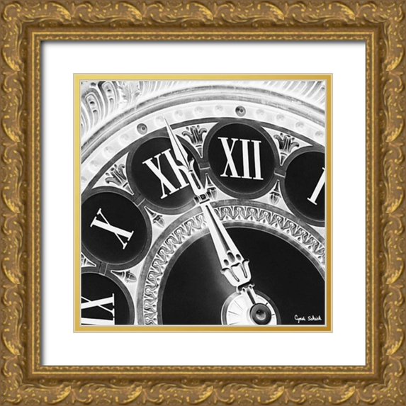 Schick, Cyndi 15x15 Gold Ornate Wood Framed with Double Matting Museum Art Print Titled - Hands of Time II