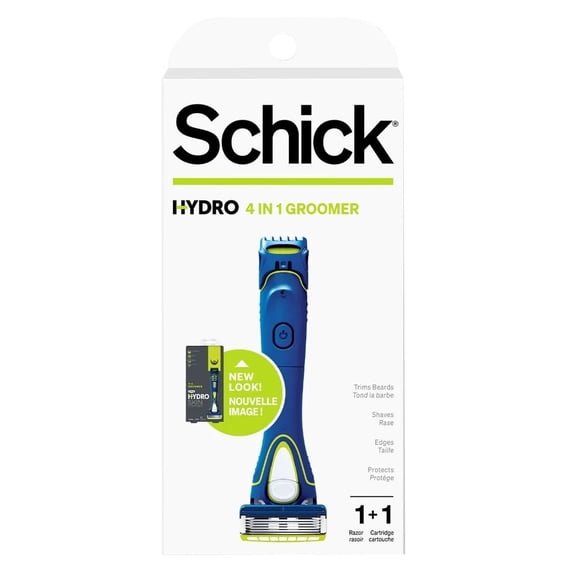 Schick Hydro 5 Groomer 4 In 1 Sensitive Razor - 1 Ea, 2 Pack