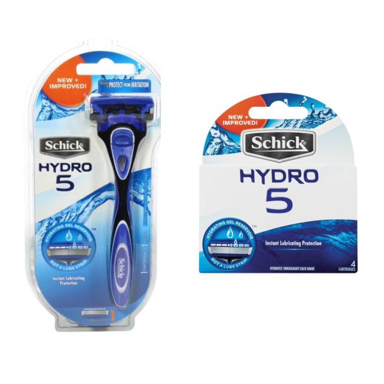 Schick Hydro 5 Razor, Refill Blade Cartridges - Walmart.com