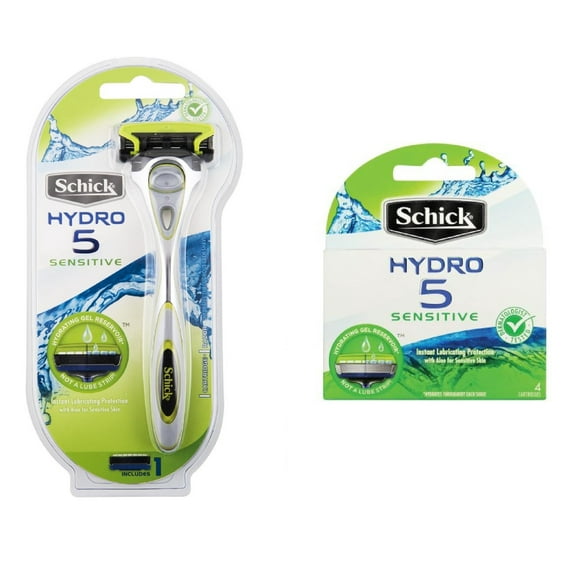 Schick Hydro 5 Sensitive Razor with Refill Blade Cartridge
