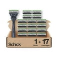 thumbnail image 1 of Schick Hydro Sensitive Mens Razor Handle Plus 17 5-Blade Sensitive Razor Refill Cartridges, 1 of 6