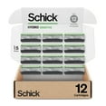 thumbnail image 1 of Schick Hydro Sensitive Razor Refills, 12ct | 5 Blade Razor for Men, Shaving Blades, 12 Refills, 1 of 5