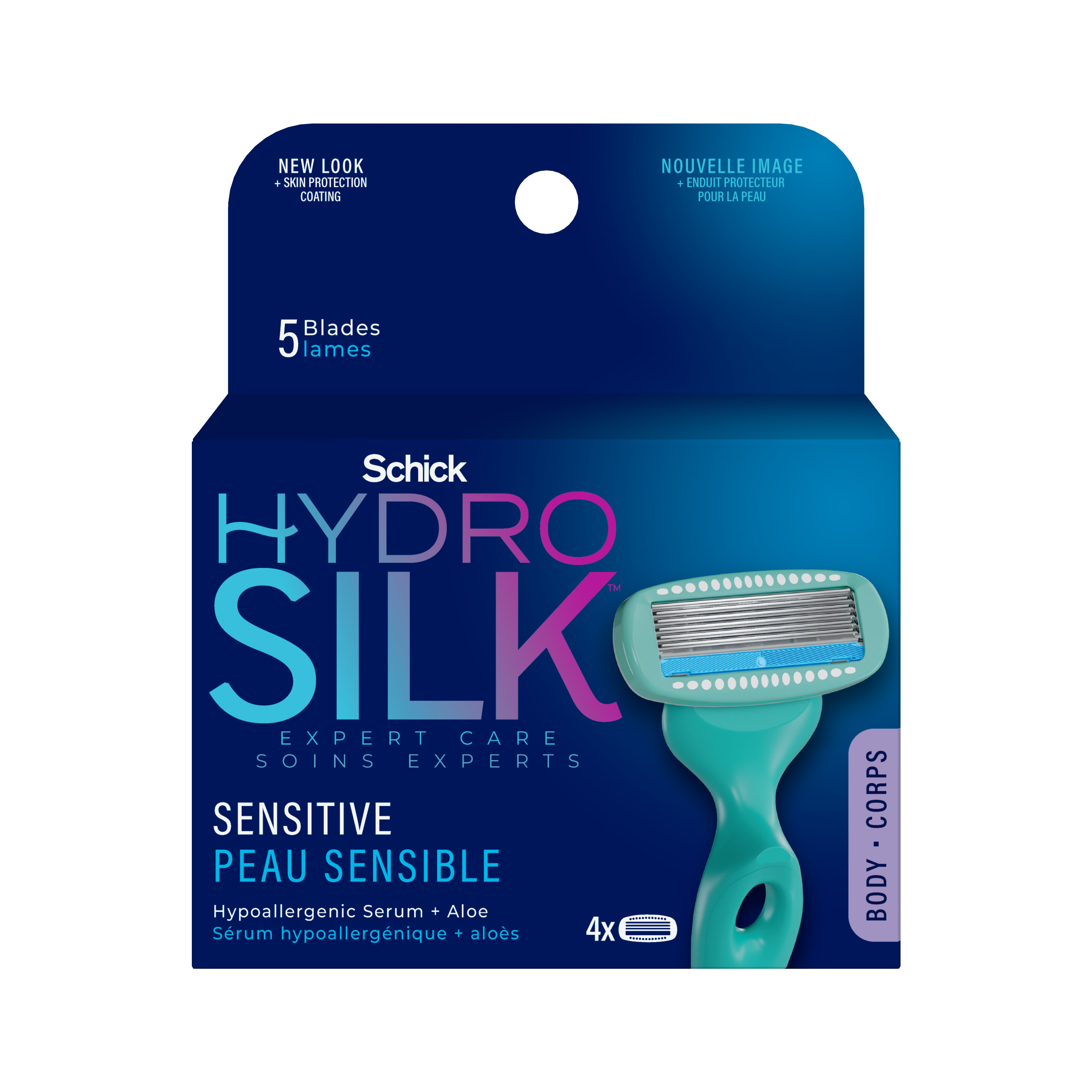 Schick Hydro Silk TouchUp Multipurpose Exfoliating Facial Razor and