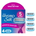 thumbnail image 1 of Schick Hydro Silk Moisture Razor Blade Refills, 4 ct, 5-Blade Mositurizing Razors for Women, 1 of 9