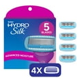 thumbnail interactive-video image 1 of Schick Hydro Silk Moisture Razor Blade Refills, 4 ct, 5-Blade Mositurizing Razors for Women, 1 of 11