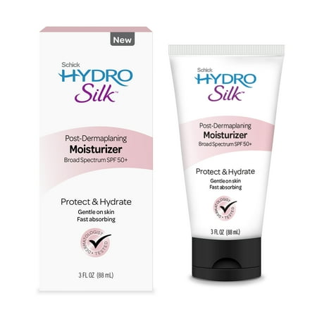 Schick Hydro Silk Face Cream, SPF50, 3 Oz