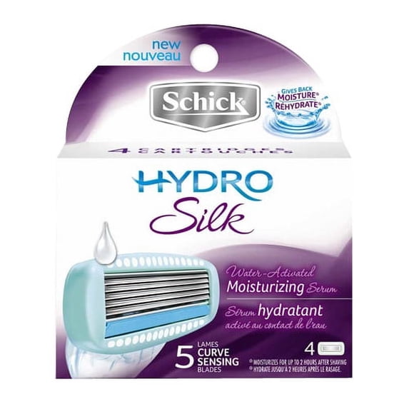 Schick Hydro Silk Refill For Women - 4 Ea, 2 Pack