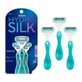 thumbnail image 1 of Schick Hydro Silk Sensitive Skin Womens Disposable Razors, 3 Ct, 5-Blade Disposable Razors For Women, 1 of 3