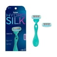 thumbnail image 1 of Schick Hydro Silk Sensitive Womens Razor, 5-Blade Razor for Women Sensitive Skin, 1 Razor Handle & 2 Razor Blade Refills (Pack of 4), 1 of 5