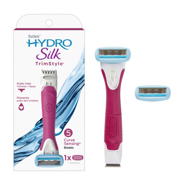 Schick Hydro Silk TrimStyle Waterproof Bikini Trimmer & 5 Blade Womens