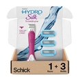 thumbnail image 1 of Schick Hydro Silk Trimstyle Razor for Women with Bikini Trimmer | Womens Razors, 5 Blade Razors for Women, Bikini Hair Removal | 1 Handle & 3 Razor Blade Refills, 1 of 3