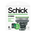 thumbnail image 1 of Schick Hydro Skin Comfort Sensitive Skin 5-Blade Men's Razor Refills, 8 Ct, 1 of 9