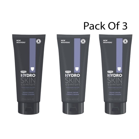 Schick Hydro Skin Comfort Shave Cream Green Tea & Aloe 6 Fl Oz (Pack Of 3)