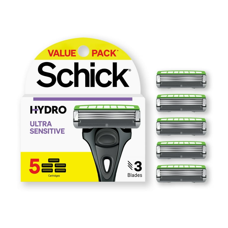 Schick Hydro Ultra Sensitive Razor Refills 5ct, Men's Razor Blades