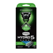 Schick Hydro5 Sense, Comfort for Sensitive Skin, 1 Razor with 1 Cartridge