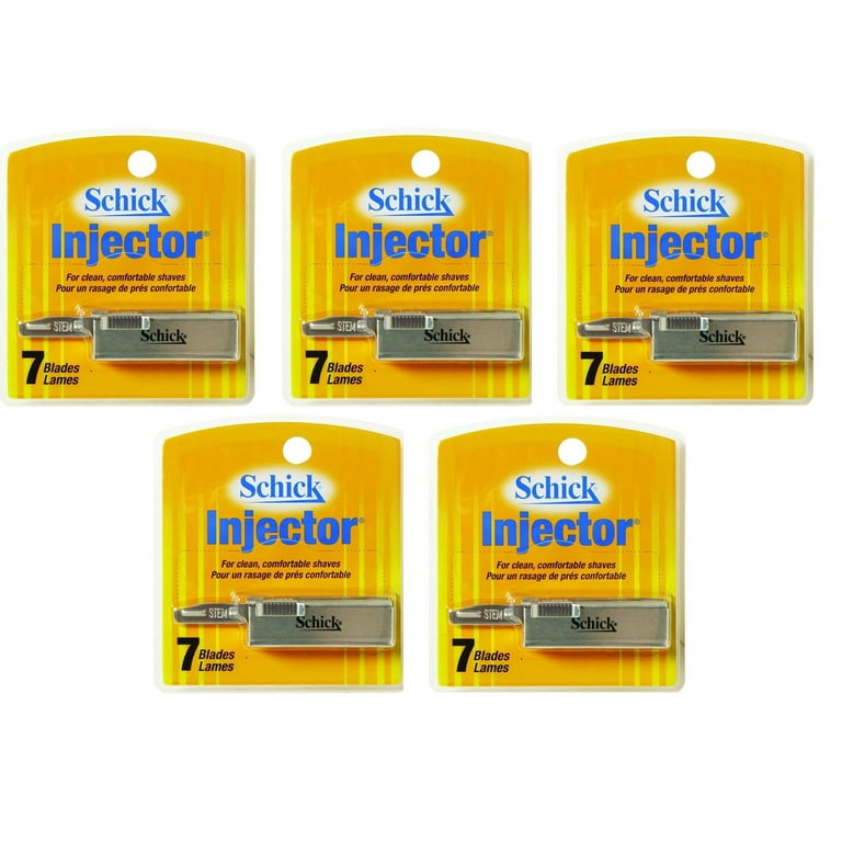 Schick Injector Blades - 7 Ct. (Pack of 5) + Cat Line Makeup