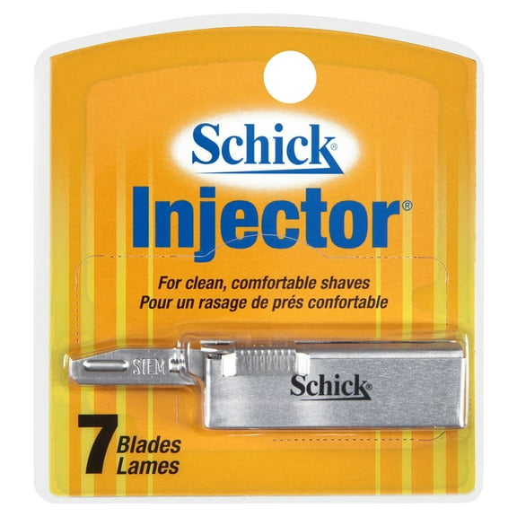 Schick Injector Blades Men's Razor Blade Refills, 7 Ct