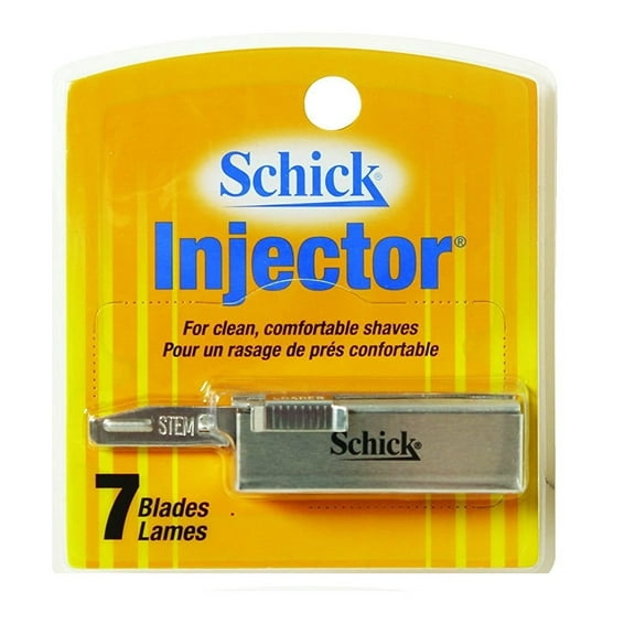 Schick Injector Razor Refill Blades, 7 Ct. + Schick Slim Twin ST for Dry Skin