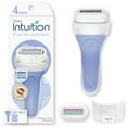 thumbnail image 1 of Schick Intuition 4-Blade Pure Nourishment Women's Razor Handle Plus 2 Razor Blade Cartridge Refills, 1 of 11