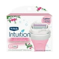 thumbnail image 1 of Schick Intuition 4-Blade Sweet Water Lily Women's Razor Blade Cartridge Refills, 6 Ct, Lather & Shave In One Step, Fresh Floral Scent, 1 of 8