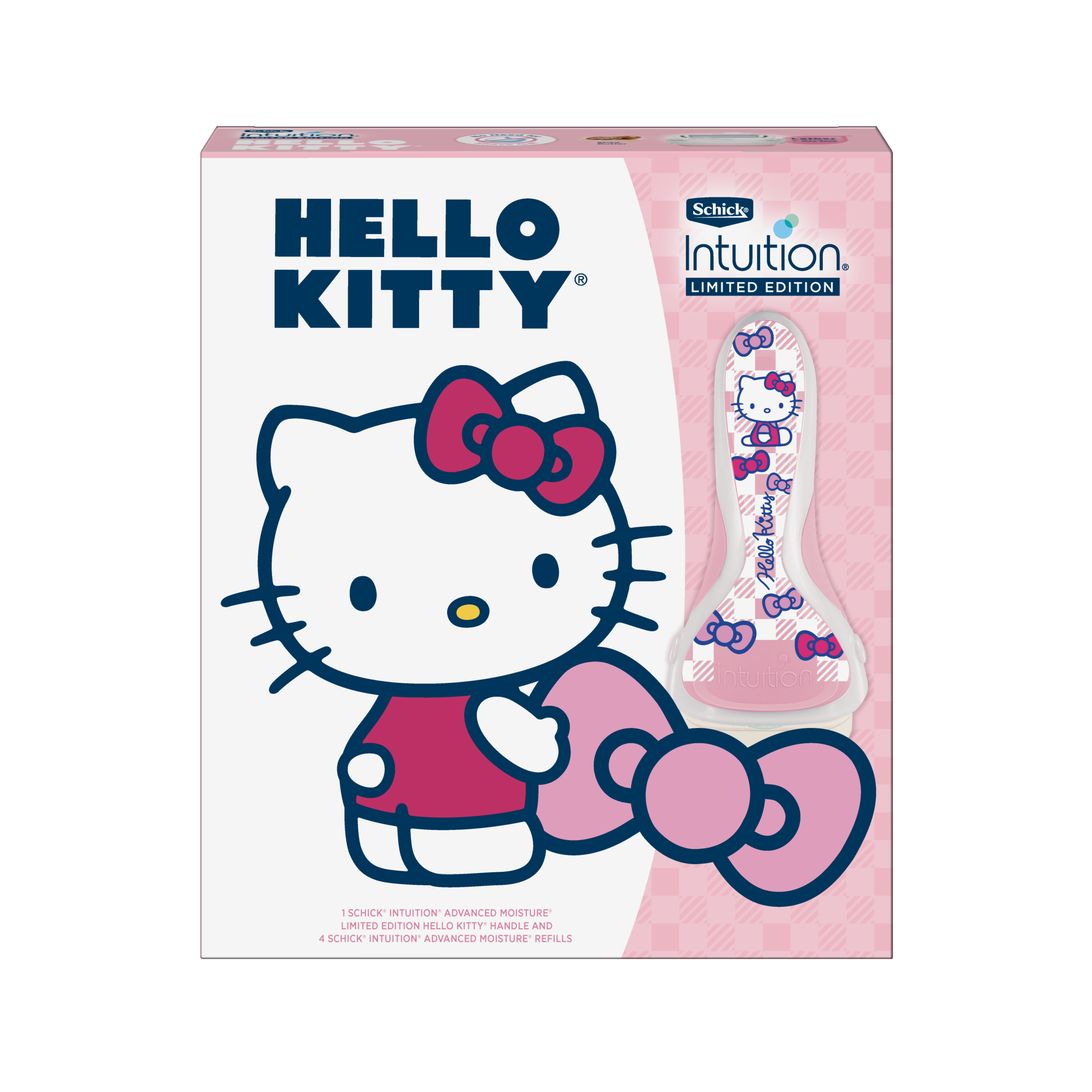 Schick Intuition Hello Kitty Advanced Moisture Razor, Includes Handle & 4 Refills - image 1 of 12