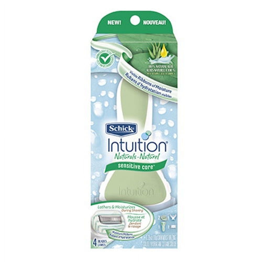 Schick Intuition Naturals Sensitive Care Razor With Natural Aloe And Vitamin E - 1 Ea, 2 Pack