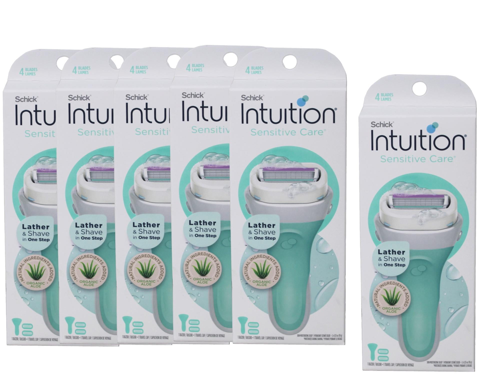 Schick Intuition Naturals Sensitive Care Razor With Natural Aloe And ...