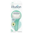 thumbnail image 1 of Schick Intuition Sensitive Care Razor with 2 Refill Blade Cartridges, 1 of 2