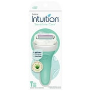 Schick Intuition Sensitive Care Razor with 2 Refill Blade Cartridges