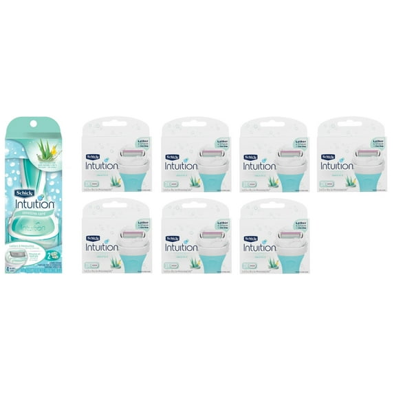 Schick Intuition Sensitive Care Razor with 23 Refill Blades