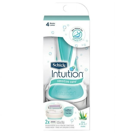 Schick Intuition Naturals Sensitive Care Razor 1 ea (Pack of 2)