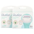 thumbnail image 1 of Schick Intuition Sensitive Care Women's Razor Blade Refills, 3 Ct - 2 Pack, 1 of 6