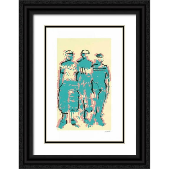 Schick, Mike 11x14 Black Ornate Wood Framed with Double Matting Museum Art Print Titled - Triumphant