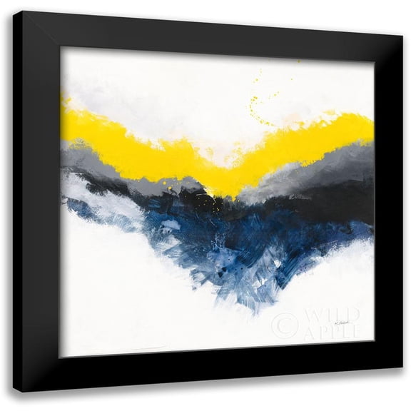 Schick, Mike 12x12 Black Modern Framed Museum Art Print Titled - Cascade