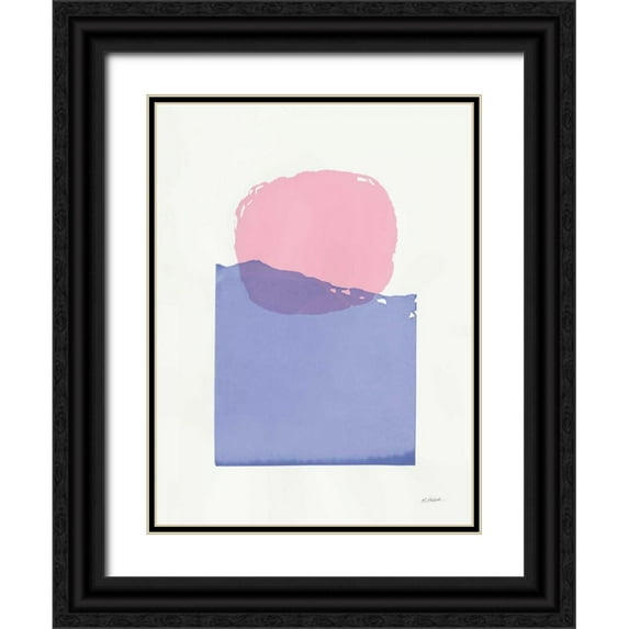 Schick, Mike 12x14 Black Ornate Wood Framed with Double Matting Museum Art Print Titled - Buoyant