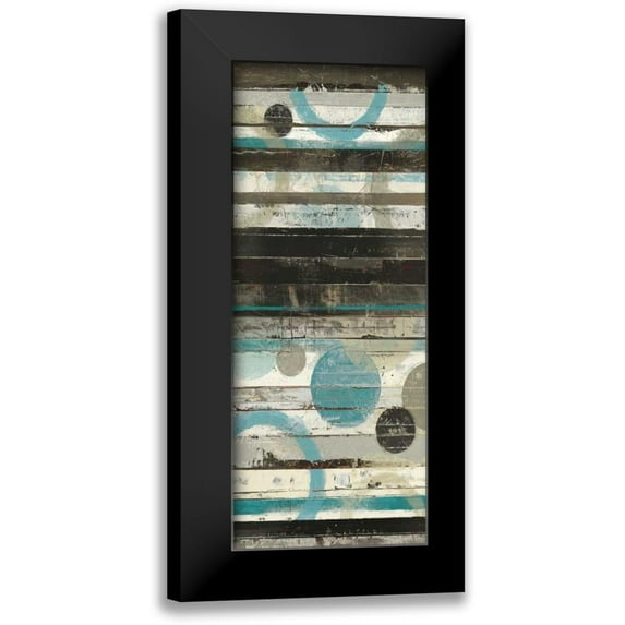 Schick, Mike 12x24 Black Modern Framed Museum Art Print Titled - Blue Zephyr I