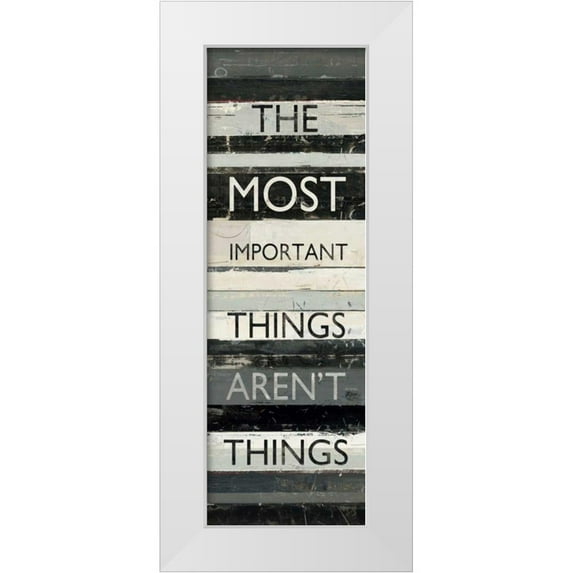 Schick, Mike 13x32 White Modern Wood Framed Museum Art Print Titled - Zephyr Quote II