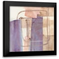 thumbnail image 1 of Schick, Mike 15x15 Black Modern Framed Museum Art Print Titled - Passage I Blush Purple, 1 of 5