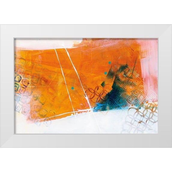 Schick, Mike 18x13 White Modern Wood Framed Museum Art Print Titled - Exaggeration