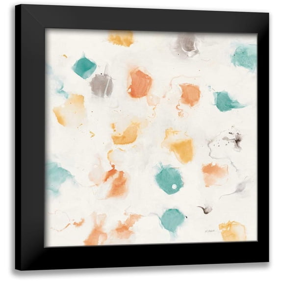Schick, Mike 20x20 Black Modern Framed Museum Art Print Titled - Sunflower Nougat I