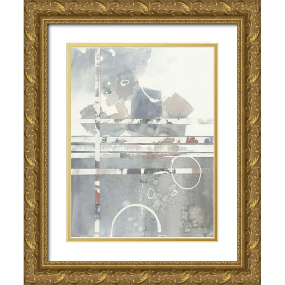 Schick, Mike 25x32 Gold Ornate Wood Framed with Double Matting Museum Art Print Titled - Inbound Traffic