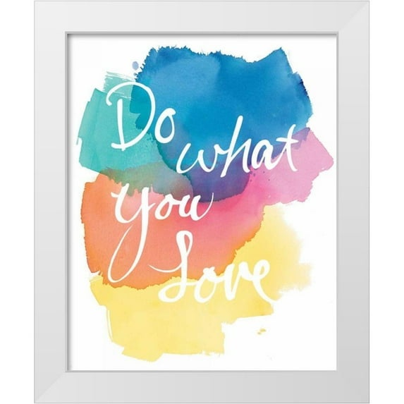 Schick, Mike 26x32 White Modern Wood Framed Museum Art Print Titled - Aurora Love