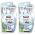 thumbnail image 1 of Schick Quattro Quattro for Women Sensitive Skin Disposable Razor - 3 ct - 2 pk, 1 of 3