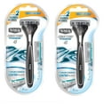 thumbnail image 1 of Schick Quattro Razor & Cartridges, Titanium Coated Blades, 1 Razor, 2 Cartridges (Pack of 2) + Schick Slim Twin ST for Sensitive Skin, 1 of 2