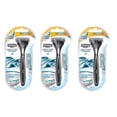 thumbnail image 1 of Schick Quattro Razor & Cartridges, Titanium Coated Blades, 1 Razor, 2 Cartridges (Pack of 3) + Eyebrow Ruler, 1 of 2