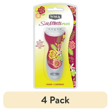(4 pack) Schick Silk Effects Plus Razor 1 Each