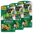 thumbnail image 1 of Schick Xtreme 3 Senstive Skin Disposable Razors for Men With New Heavyweight Handle (Pack of 3), 1 of 5