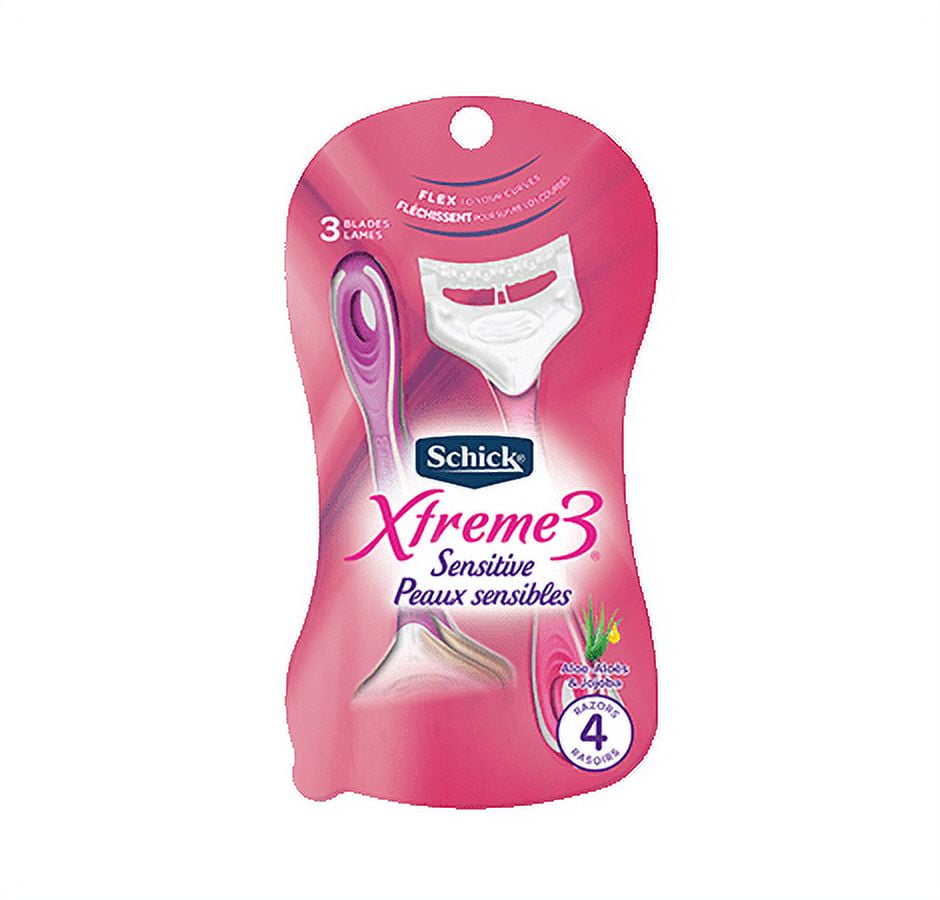 Schick Xtreme 3 Women's Sensitive Skin Disposable Razor 4 ct